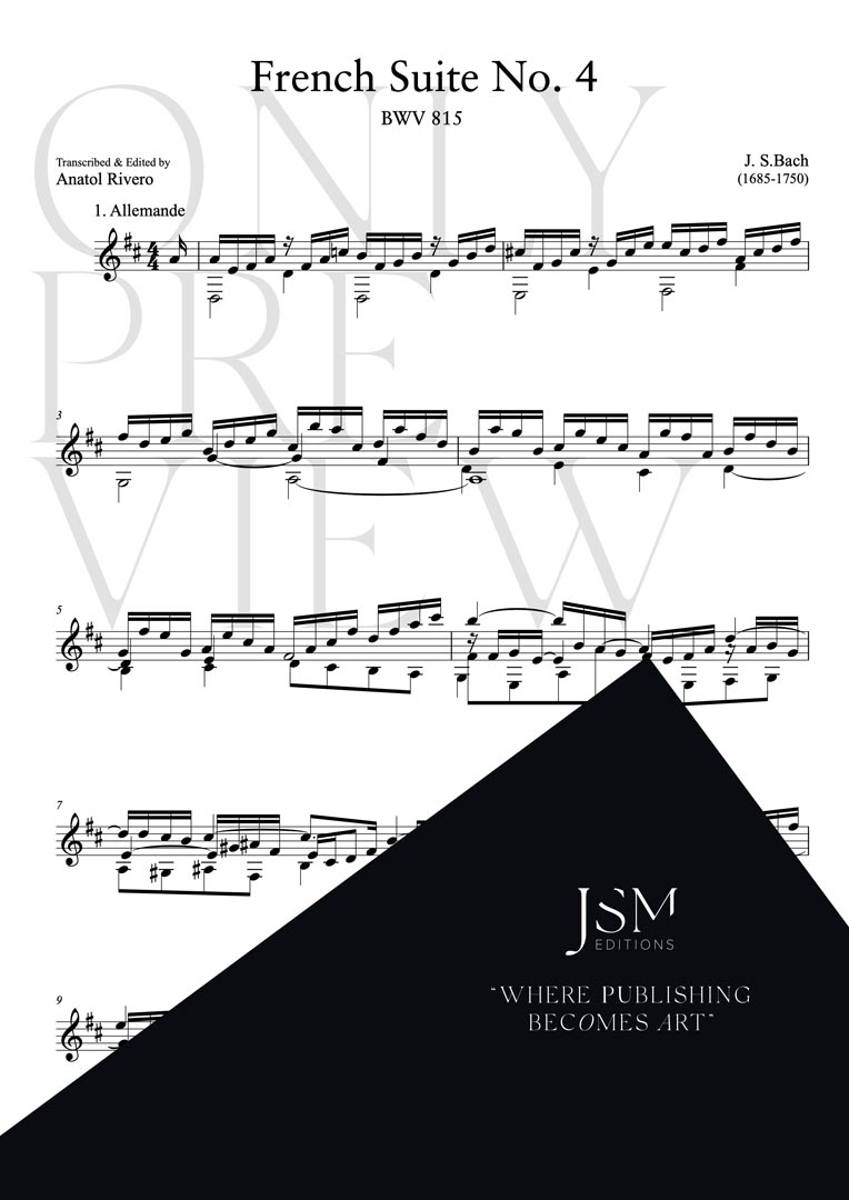 French Suite No. 4 (BWV 815) - Image 3